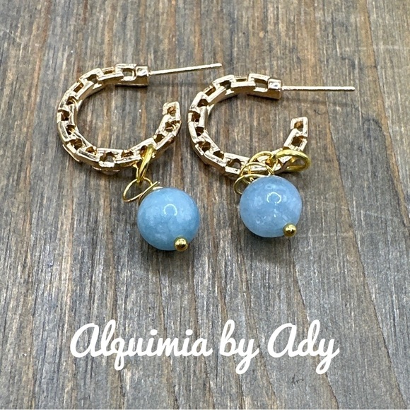 Alquimia by Ady Gold and Blue Earrings - Picture 1 of 1